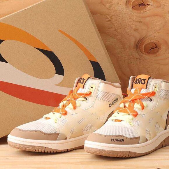 ASICS EX89 MT x P.E Nation 'Pearled Ivory Burro' - Picture 1 of 7